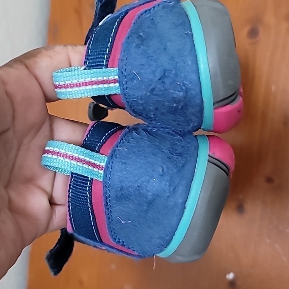 KEEN YOUTH FISHERMAN SEACAMP II CNX NAVY BLUE AND PINK SANDAL SIZE 5 - Picture 4 of 11